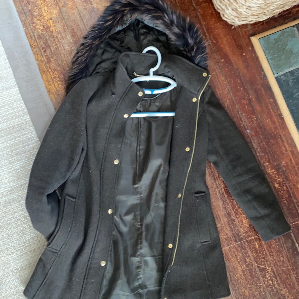 Ellen Tracey Olive Green Jacket